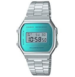 Reloj Digital Casio Vintage Iconic A168WEM-2EF/ 38mm/ Plata y Azul