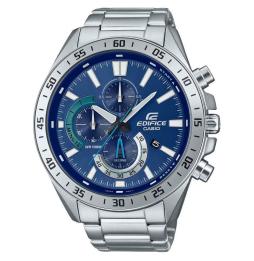 Reloj Analógico Casio Edifice Classic EFV-620D-2AVUEF/ 55mm/ Plata y Azul