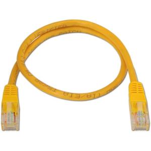 Cable de Red RJ45 UTP Aisens A135-0254/ Cat.6/ 1m/ Amarillo