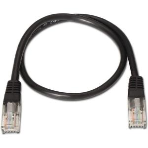 Cable de Red RJ45 UTP Aisens A135-0257 Cat.6/ 50cm/ Negro