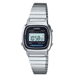 Reloj Digital Casio Vintage Mini LA670WEA-1EF/ 30mm/ Plata y Negro