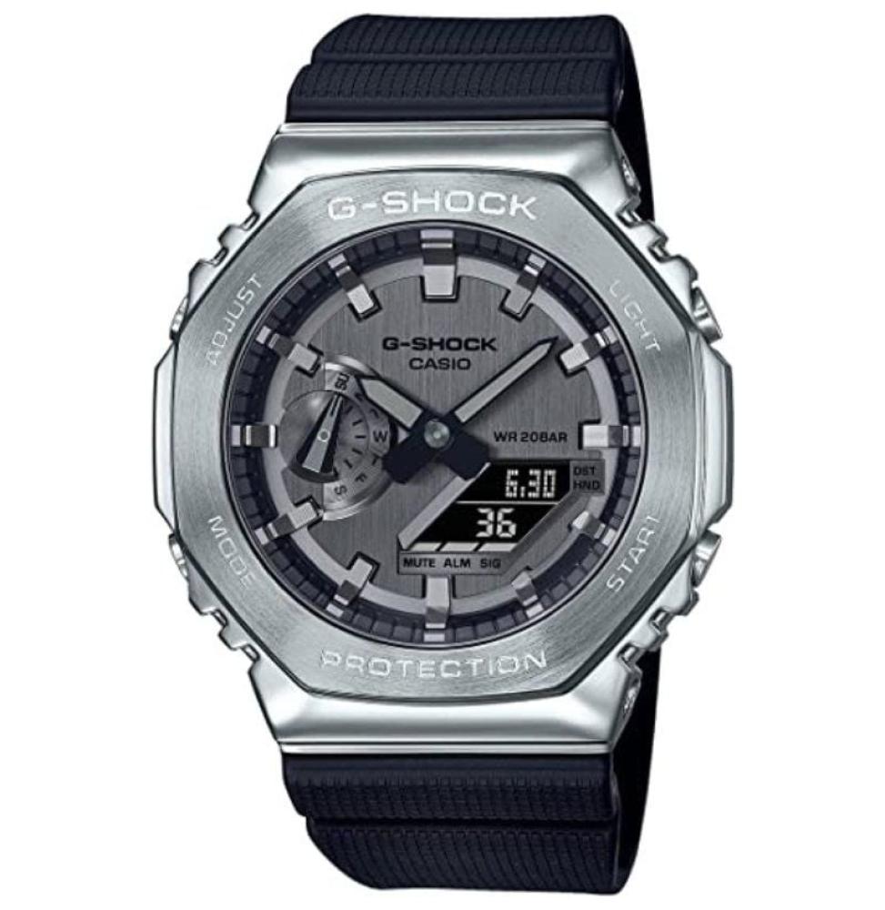 Reloj Analógico y Digital Casio G-Shock Metal GM-2100-1AER/ 49mm/ Negro