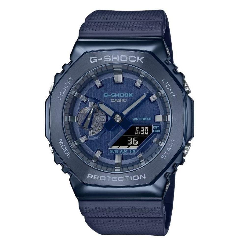 Reloj Analógico y Digital Casio G-Shock Metal GM-2100N-2AER/ 49mm/ Azul