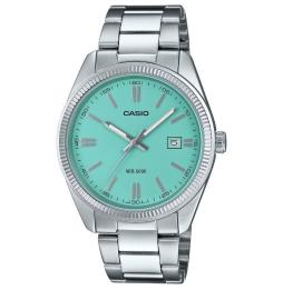 Reloj Analógico Casio Collection Men MTP-1302PD-2A2VEF/ 44mm/ Plata y Azul Claro