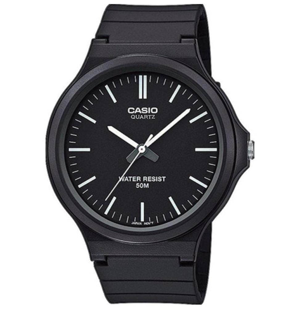 Reloj Analógico Casio Collection Men MW-240-1EVEF/ 48mm/ Negro