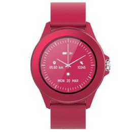 Smartwatch Forever Colorum CW-300/ Notificaciones/ Frecuencia Cardíaca/ Magenta