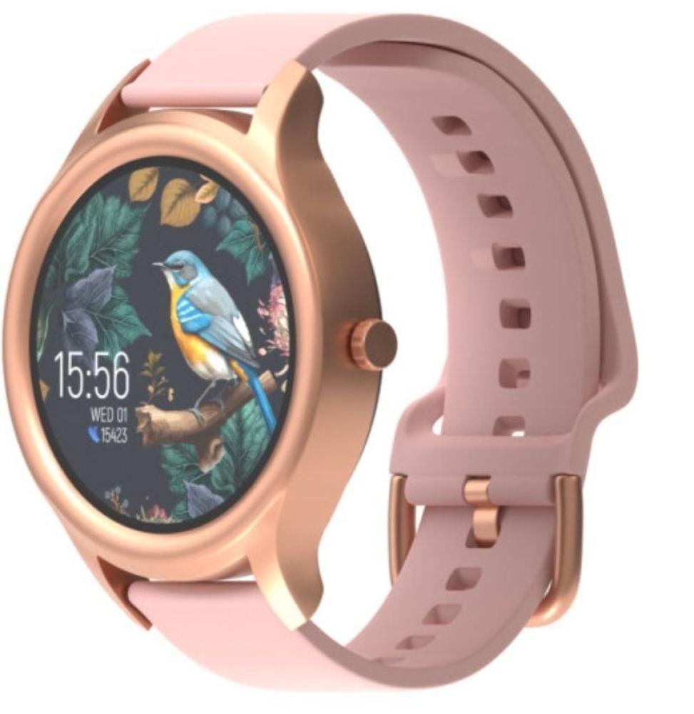 Smartwatch Forever ForeVive 3 SB-340/ Notificaciones/ Frecuencia Cardíaca/ Rosa Oro