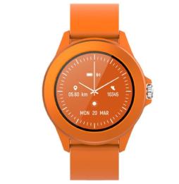 Smartwatch Forever Colorum CW-300/ Notificaciones/ Frecuencia Cardíaca/ Naranja