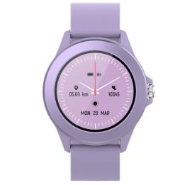 Smartwatch Forever Colorum CW-300/ Notificaciones/ Frecuencia Cardíaca/ Purpura