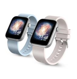 Smartwatch SPC Smartee Duo 9637G/ Notificaciones/ Frecuencia Cardiaca/ Incluye Correa Blanca y Azul