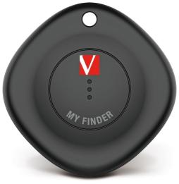 Localizador Verbatim My Finder Bluetooth Tracker MYF-01 compatible con Apple/ Incluye Llavero y Pila/ Negro