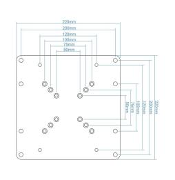 Soporte de Pared Fijo Tooq VMA0200-B para TV de 23-42'/ hasta 30kg