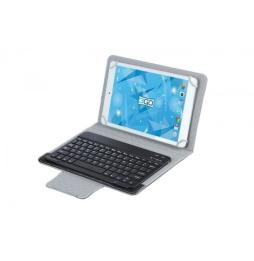 Funda con Teclado 3GO CSGT28 para Tablets de 10'/ Negra y Gris