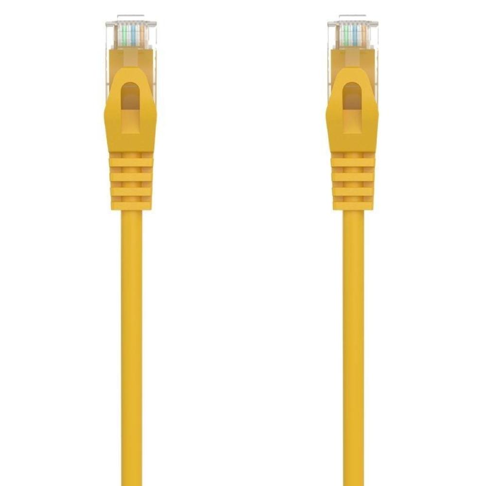 Cable de Red RJ45 AWG24 UTP Aisens A145-0564 Cat.6A/ LSZH/ 30cm/ Amarillo