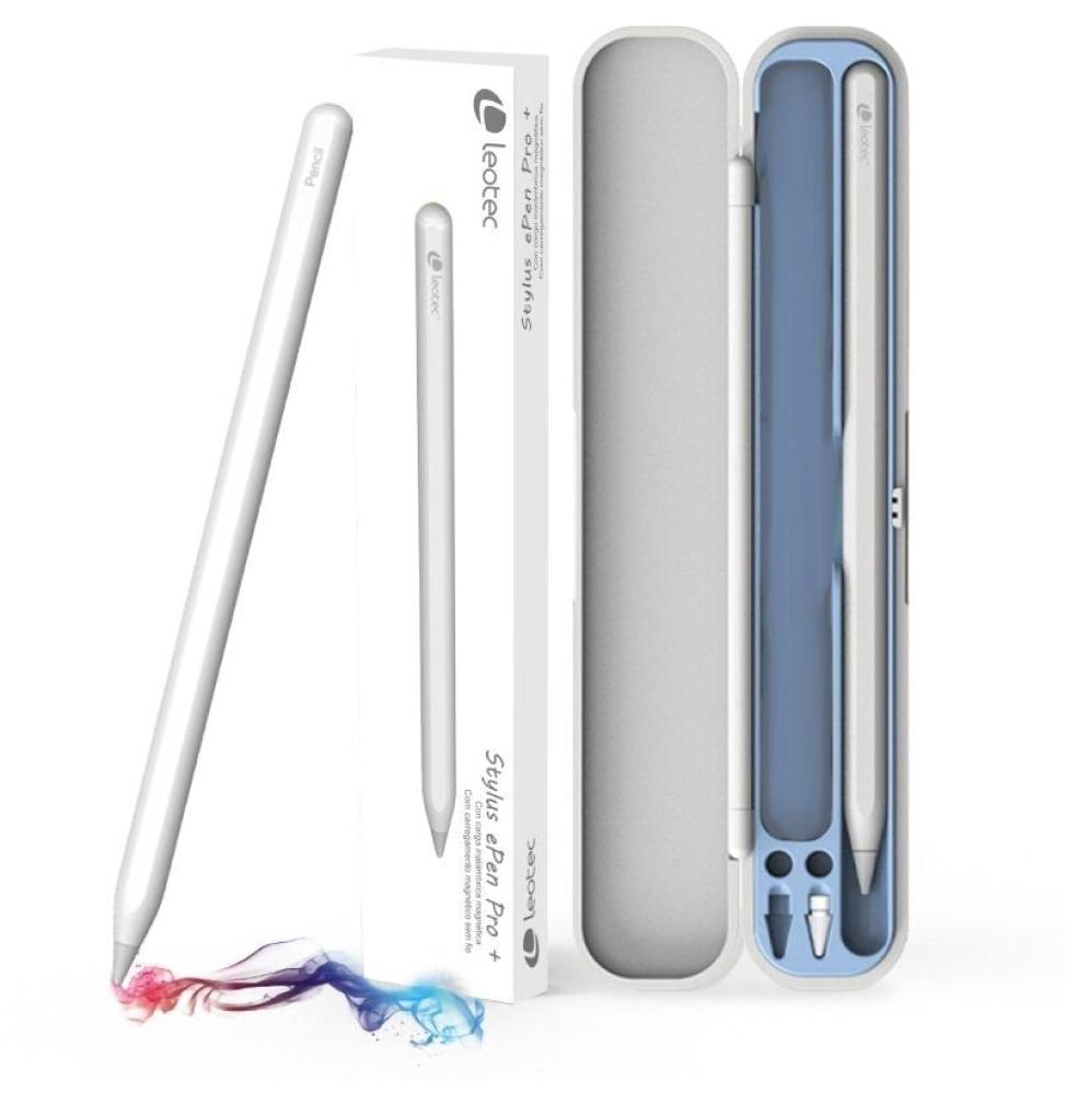 Lápiz Electrónico Leotec LESTP03W Stylus ePen Pro+ para iPad y iPad Pro/ Blanco