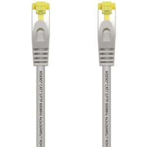 Cable de Red RJ45 S/FTP Aisens A146-0332 Cat.7/ 25cm/ Gris