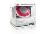 Altavoz Conceptronic resistente al agua flotante rosa