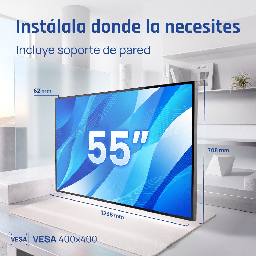 Iggual Pantalla señalización 4K 55 Alto Brillo