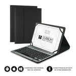 Funda con Teclado Subblim Keytab Pro Bluetooth para Tablets de 10.1"-10.8"/ Negra - PixelPlaza