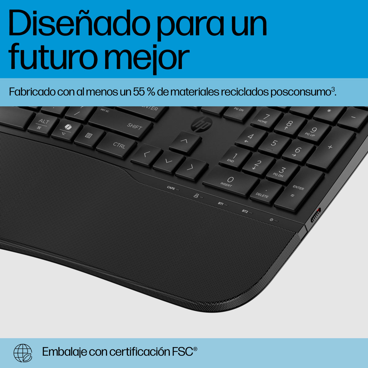 Teclado Hp 685 modo dual comfort inalambrico