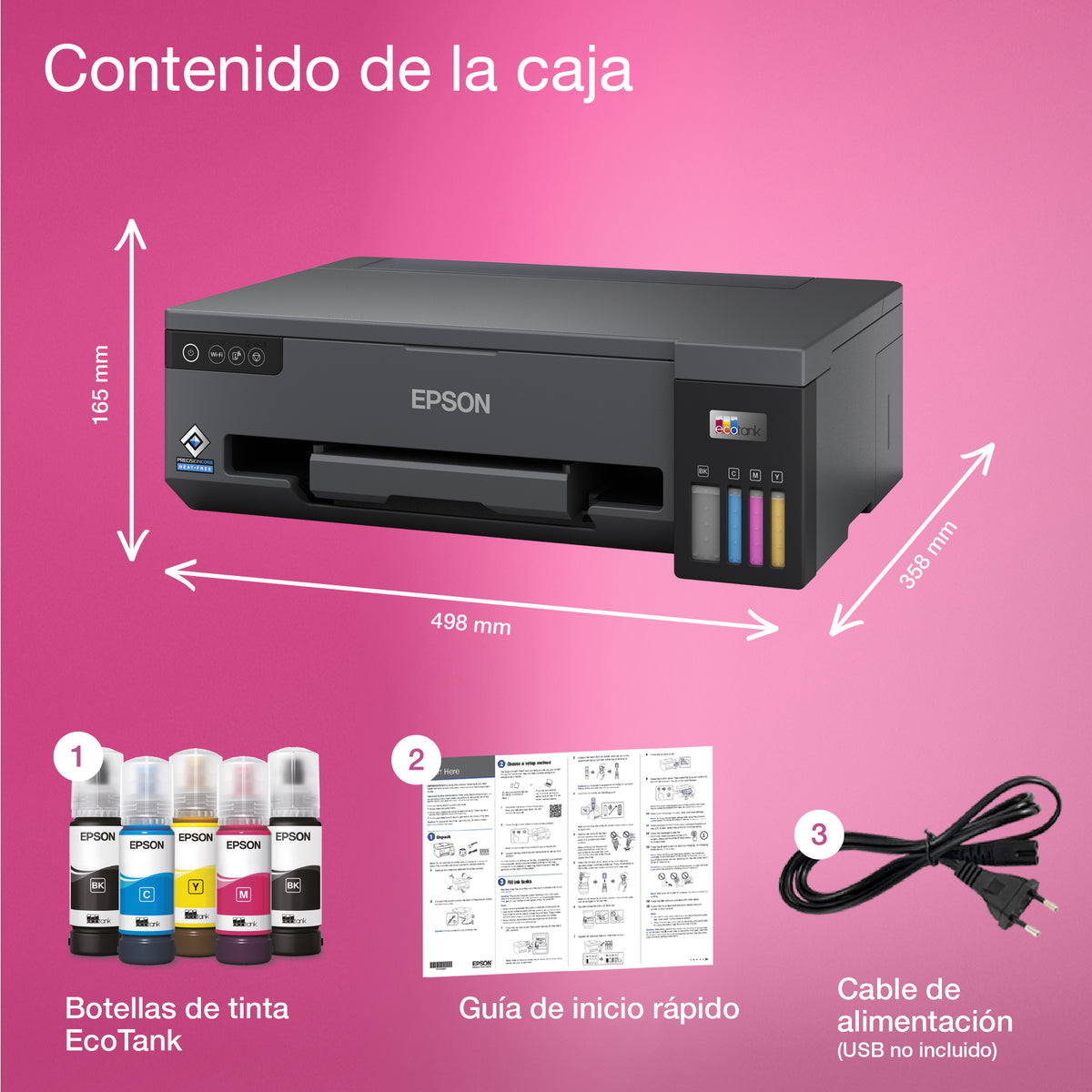 Impresora Epson inyeccion color ecotank et - 14100 a3 · 15ppm · USB · WiFi