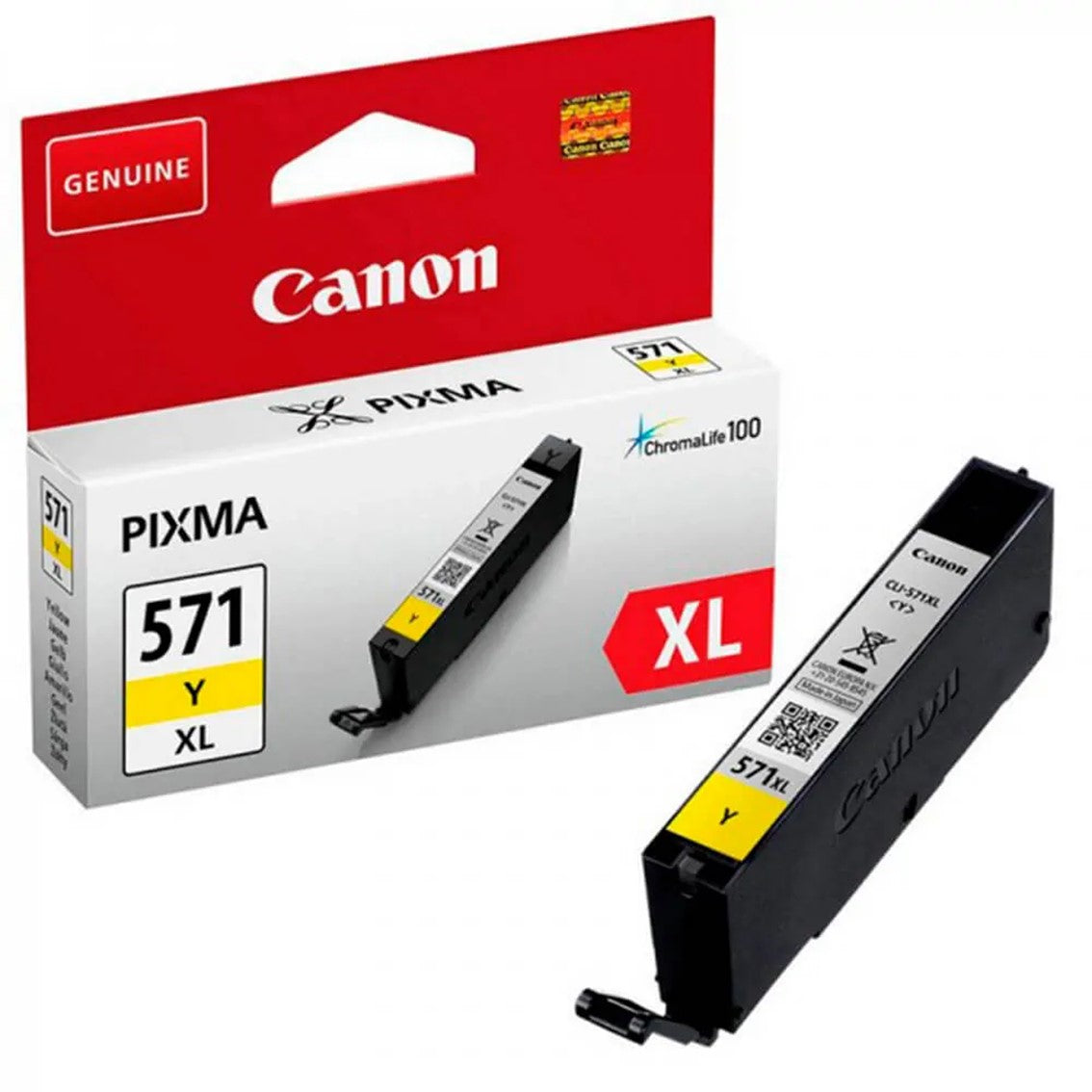 Cartucho tinta Canon cli - 571y xl amarillo mg5751 mg6851 mg7750