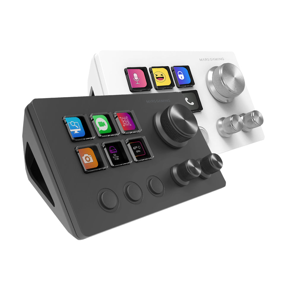 Control deck slim mars gaming msdtwo negro