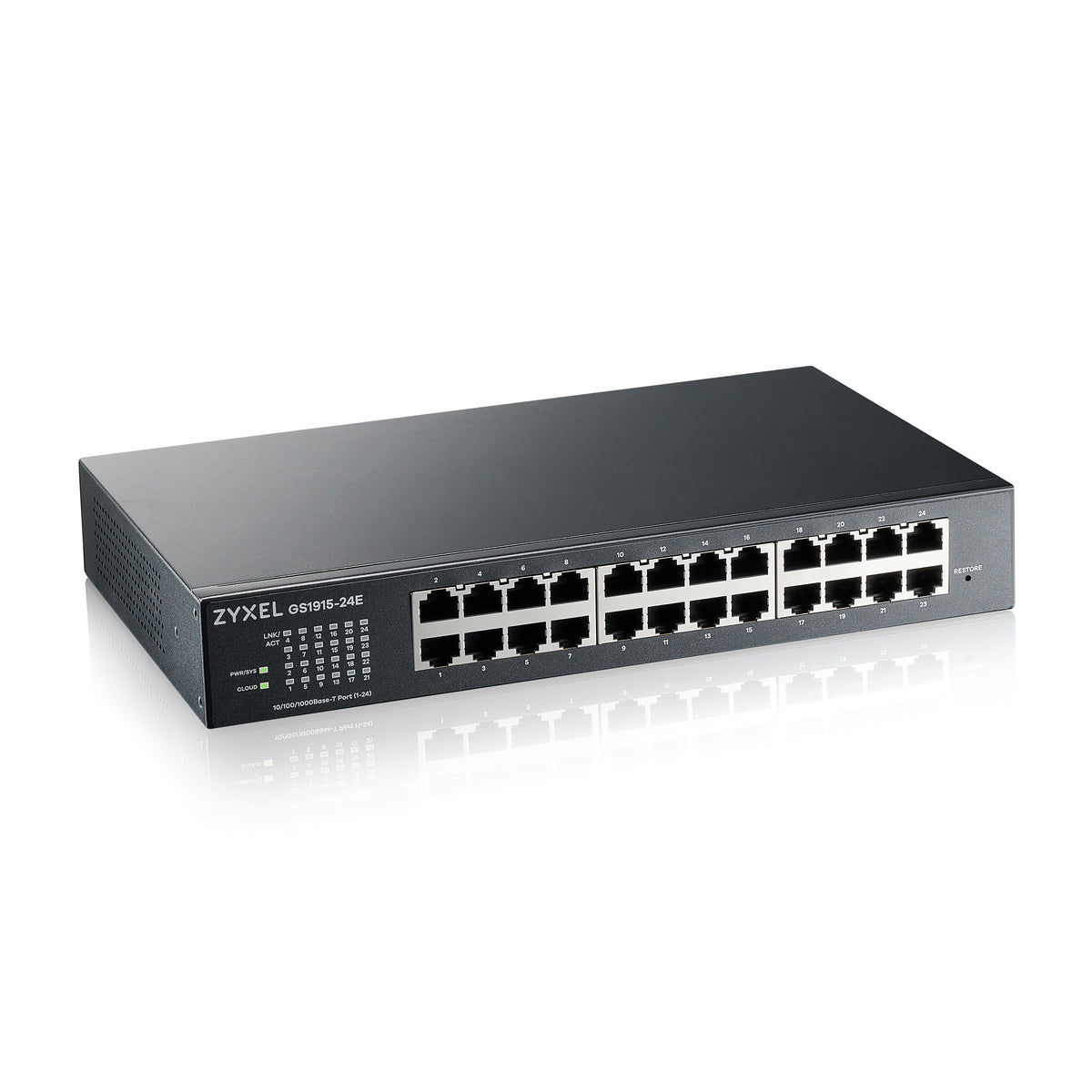 Switch 24 puertos Zyxel gs1915 - 24e - eu0101f 100 - 1000 gigabit ethernet