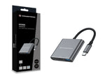 Hub USB tipo c Conceptronic donn18g 1 x HDMI · 1 x USB 3.0 · 1 x USB tipo c · 100w