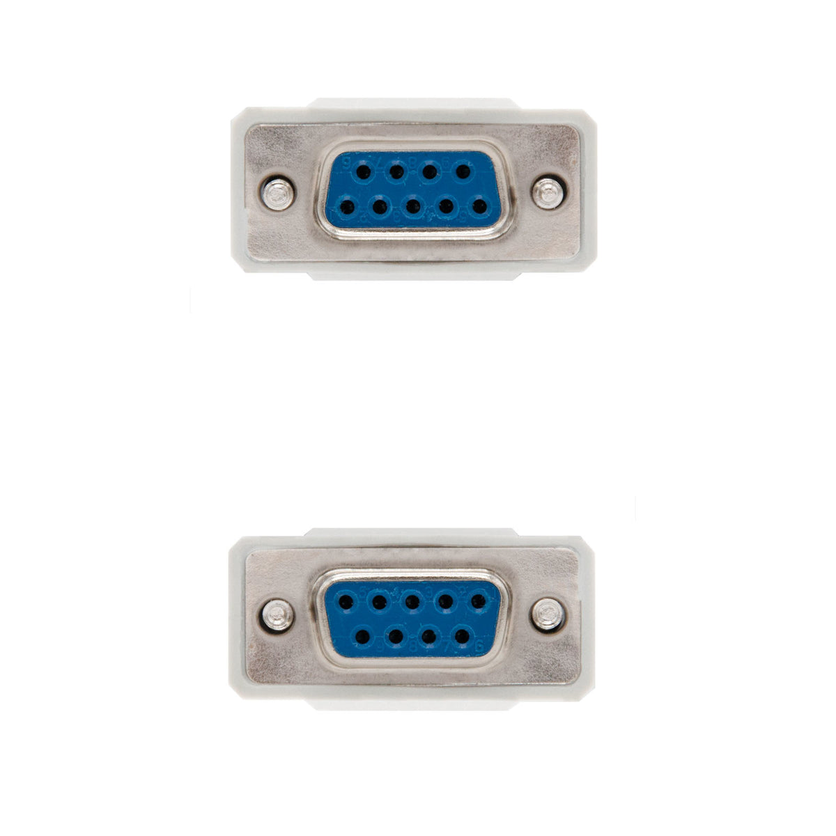 Nanocable - Cable serie NULL MODEM DB9/H A DB9/H 1.8M