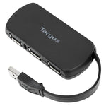 Hub USB Targus 4 puertos USB negro