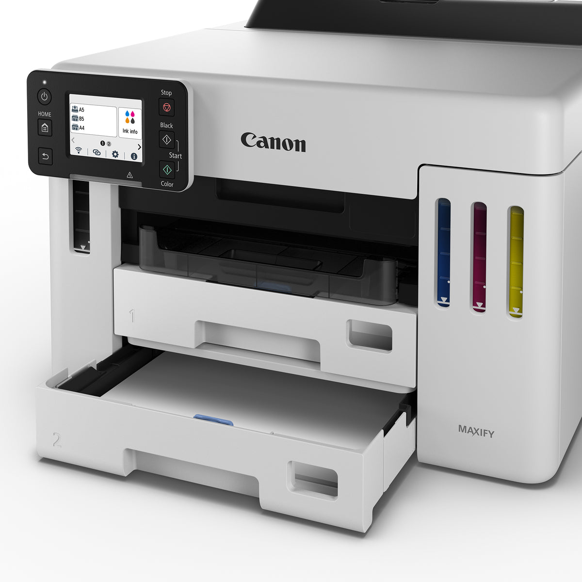 Impresora Canon maxify gx5550 megatank inyección color a4 · red · WiFi · dúplex · adf