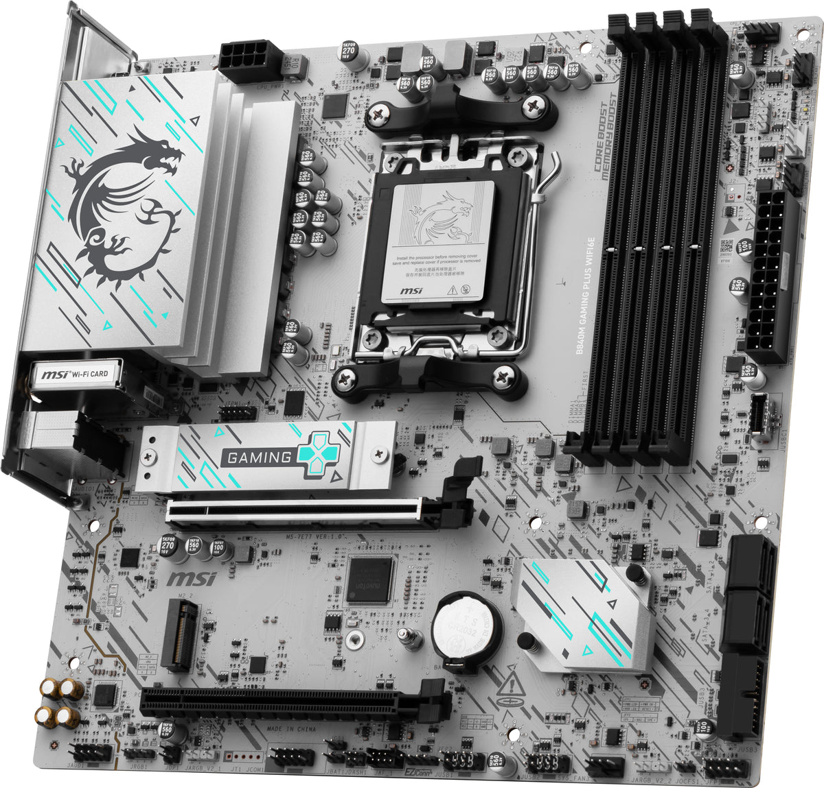 Placa base Msi am5 b840m gaming plus wifi6e DDR5 mATX