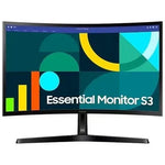 Monitor Curvo Samsung Essential Monitor S3 S27D366GAU/ 27"/ Full HD/ Negro - PixelPlaza