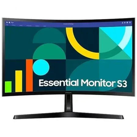 Monitor Curvo Samsung Essential Monitor S3 S27D366GAU/ 27"/ Full HD/ Negro - PixelPlaza