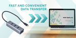Hub i - tec USB - c con 4 puertos USB 3.0 con cable integrado 20cm