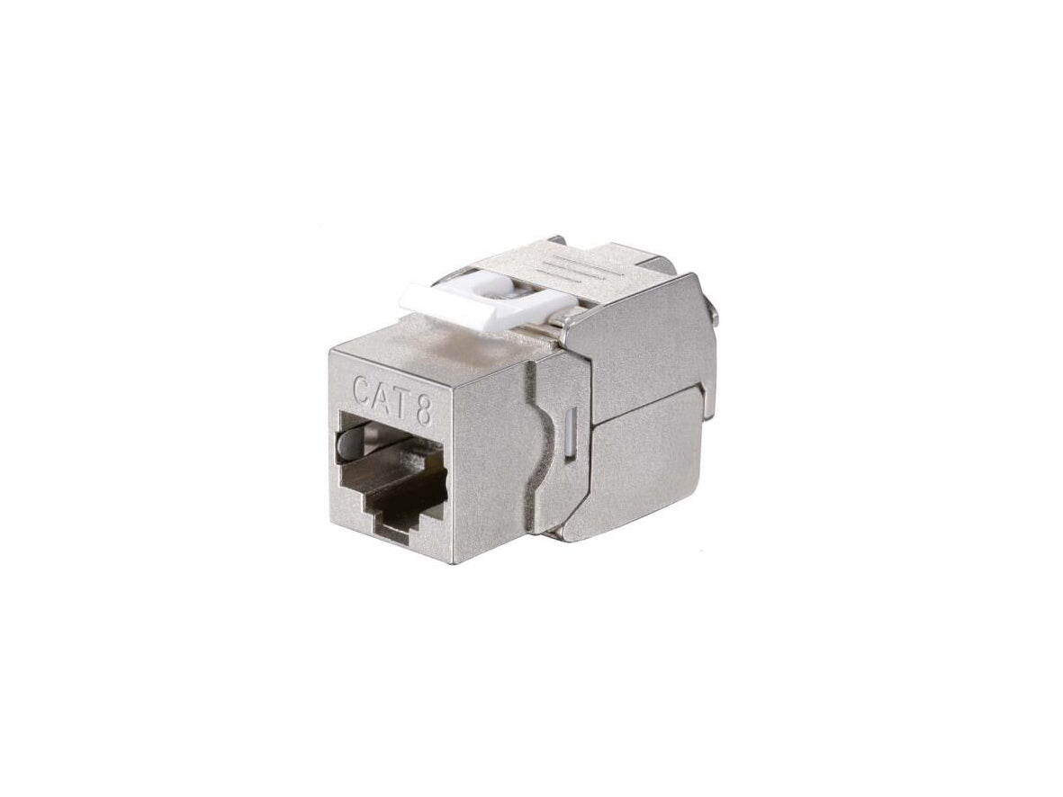 Kit 8 uds Equip conector hembra RJ45 ftp cat 8.1 panel keystone