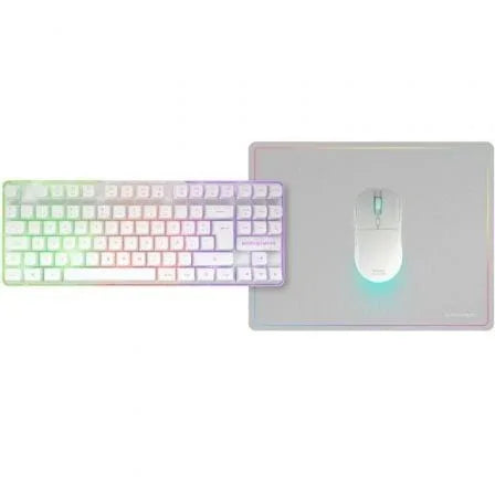 Pack Gaming Mars Gaming MCPWTKL/ Teclado Inalámbrico + Ratón Inalámbrico + Alfombrilla - PixelPlaza