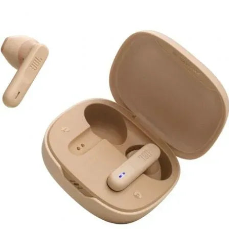 Auriculares Bluetooth JBL Wave Flex con estuche de carga/ Autonomía 8h/ Beige - PixelPlaza