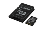 Tarjeta memoria micro secure digital sdxc 256GB Kingston canvas select plus clase 10 uhs - 1 + adaptador sd