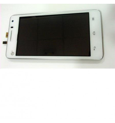 Huawei Ascend G600 U8950D pantalla lcd + táctil blanco + marco premium