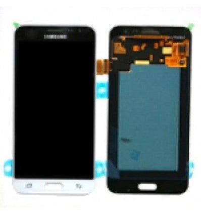Samsung Galaxy Galaxy J3 (2016) SM-J320F GH97-18414A GH97-18748A pantalla lcd + táctil blanco premium Service Pack