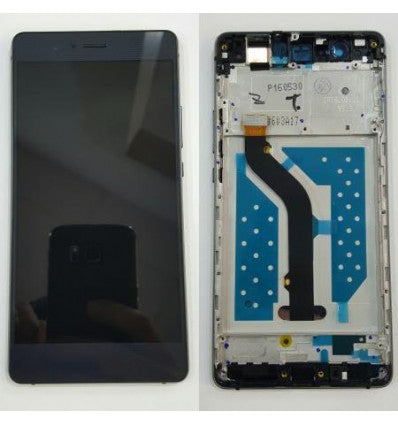 Huawei Ascend P9 Lite pantalla lcd + táctil negro + marco or
