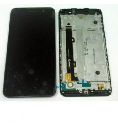 Huawei Y6 Pro Pantalla lcd + táctil negro + marco premium
