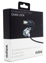 Cable seguridad para portátil Nilox con llave 1.8m