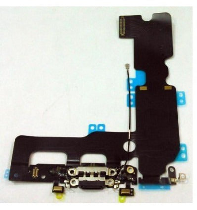 iPhone 7 plus conector de carga + microfono negro premium