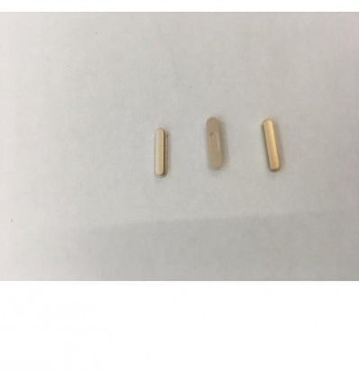 Set 3 botones dorados para iPad Pro 9.7 2016 A1673 Wifi A1674 A1675 Wifi, GSM calidad premium