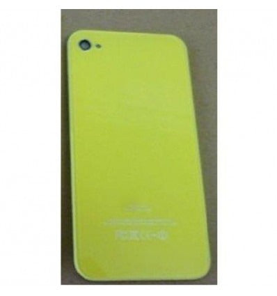 iPhone 4 cristal trasero amarillo