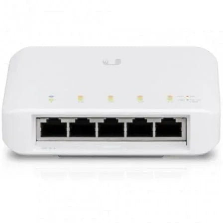 Switch Ubiquiti USW-Flex 5 Puertos/ RJ45 10/100/1000 PoE/ Pack 3 uds - PixelPlaza