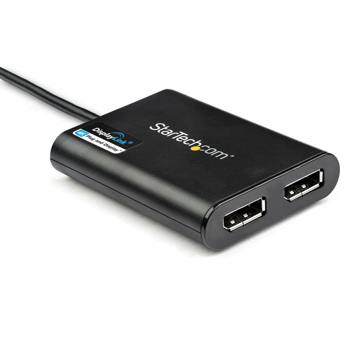 Adaptador USB 3.0 a dp 4K UHD startech 0.30m - macho - hembra - negro